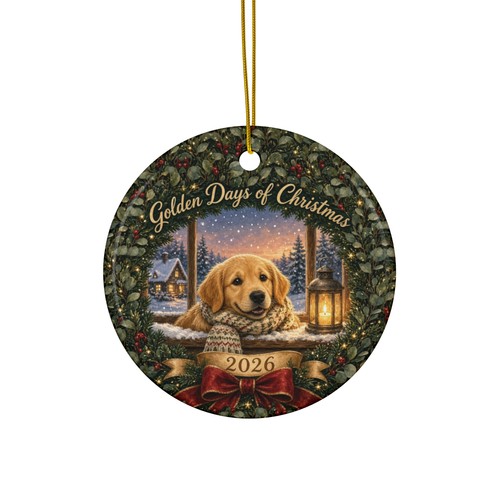 Golden retriever christmas - golden,