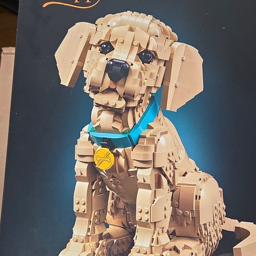 Lego icons golden retriever - lego,