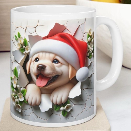 Golden retriever puppy mug - golden,