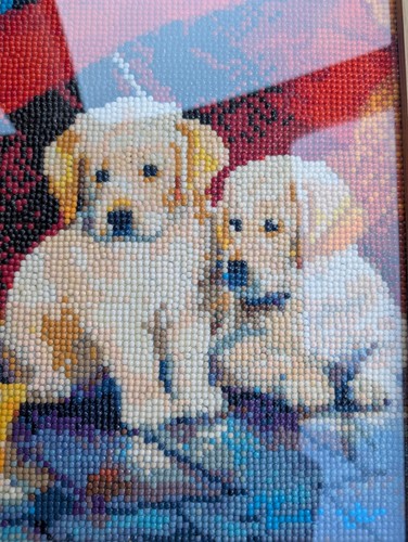 Handmade cross stitch - cross,