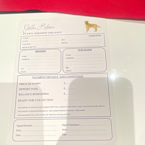 Pack puppy deposit - pack,