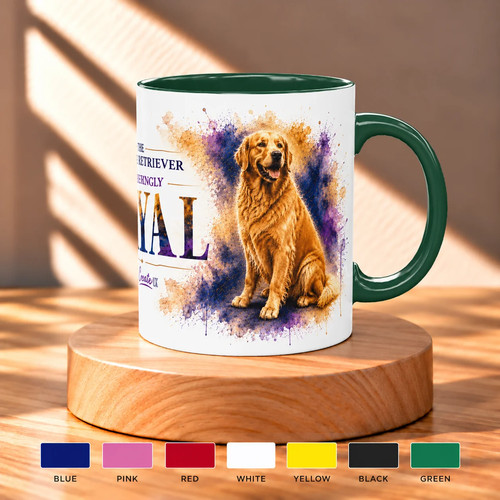 Golden retriever 11oz - retriever, ceramic