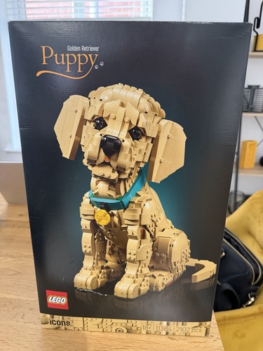 Lego icons golden retriever - lego,