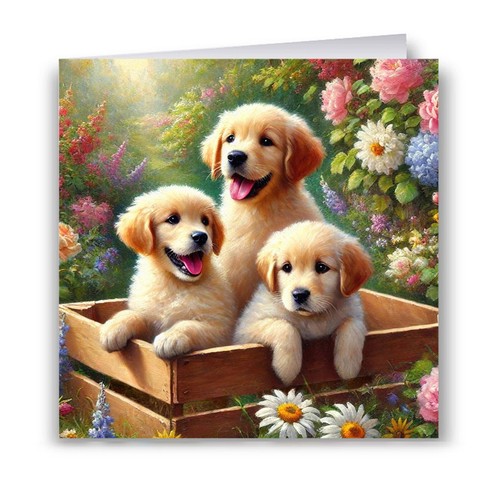 Golden retriever puppies - golden,