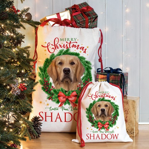 Golden retriever christmas - retriever,