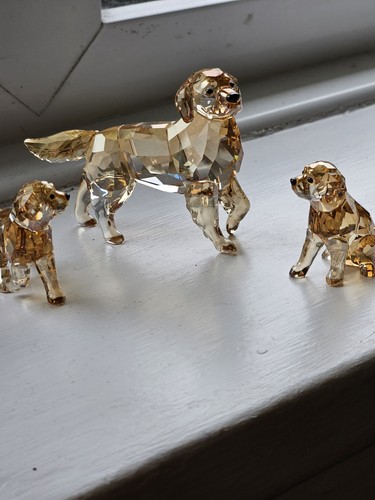 Swarovski golden retriever - golden,