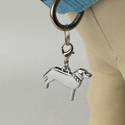 Puppy collar pendant charm - puppy,