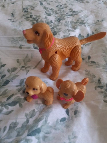 Barbie mattel golden retriever - mattel,