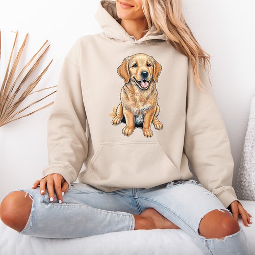 Golden retriever puppy - golden,