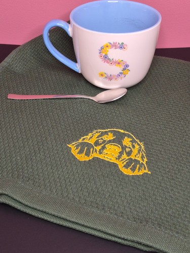 Golden retriever embroidered - ,