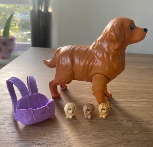 Barbie newborn pups golden - barbie,