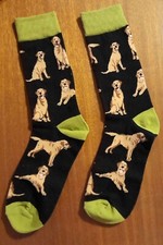 Novelty Labrador Socks Golden